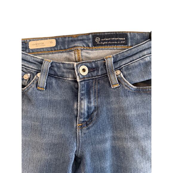 AG Adriano Goldschmied The Stevie Slim Straight Jeans Size 25 - Picture 3 of 5